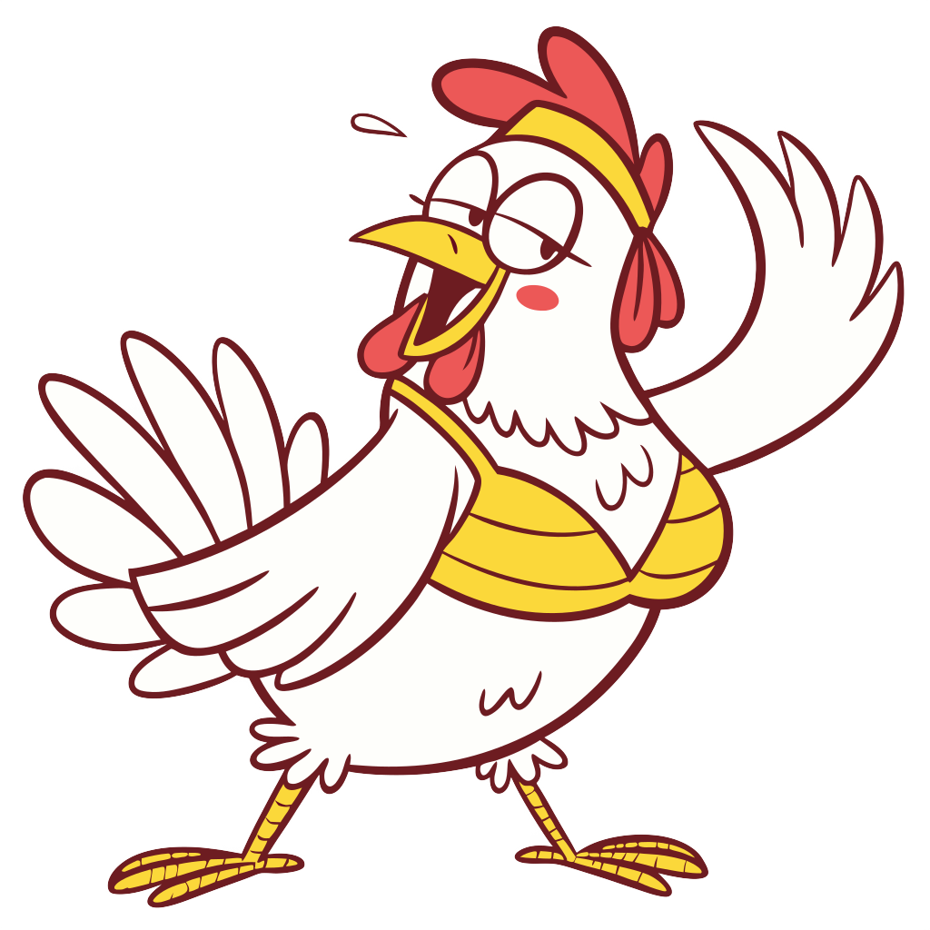 Chicken in a bikini